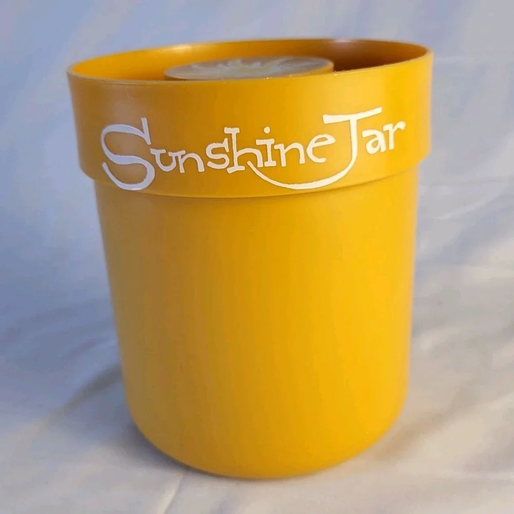 Vintage CA Prunes Phillips 66 Marlex Sunshine Jar Orange